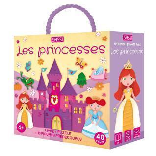 Puzzle + 2 Bücher Prinzessinnen Sassi