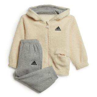 Molton Baby-Jogginganzug mit Kapuze adidas Teddy