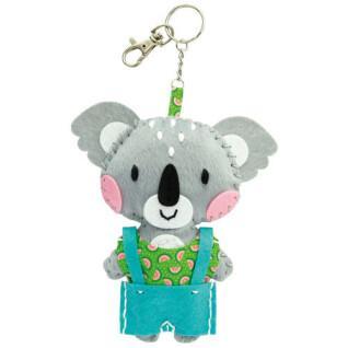 Schlüsselanhänger Plüschtier riley der Koala Avenue Mandarine Mini Couz'In