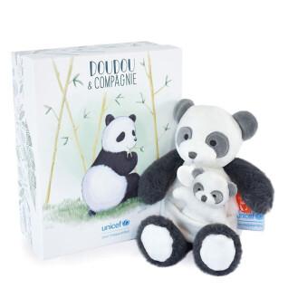 Plüschtier Doudou & compagnie Unicef - Panda & Bébé