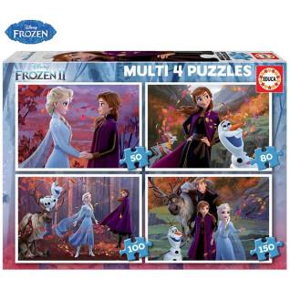 Puzzle mit 20-80 Teilen Frozen Multi 4