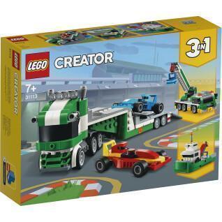 Transporteur von Rennfahrzeugen Lego Creator