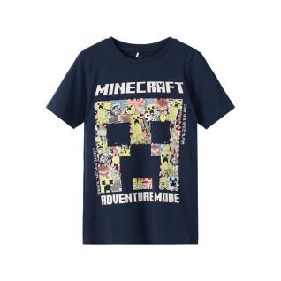 Kinder T-Shirt Name it Mango Minecraft