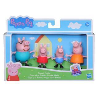 Set von 4 Figuren Peppa und ihre Familie Peppa Pig