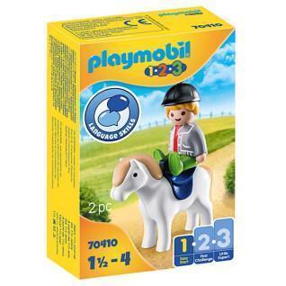 Figurine mit Pony Playmobil 1.2.3
