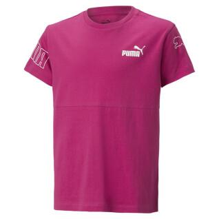 Mädchen-T-Shirt Puma Power Colorblock