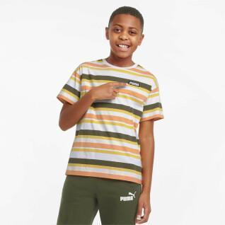 Kinder T-Shirt Puma Alpha Striped