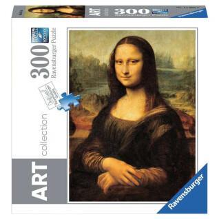 Puzzle 300 Teile Kunstsammlung - die Mona Lisa / Leonardo da Vinci Ravensburger