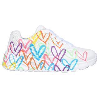 Sneakers für Mädchen Skechers Uno Lite Spread The Love