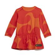 Kleid für Baby-Mädchen adidas Marimekko