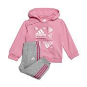 Baby-Trainingsanzug mit Kapuze adidas Brand Love