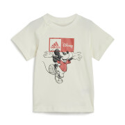 Set aus T-Shirt, Shorts und Lätzchen, Baby adidas Disney Mickey Mouse