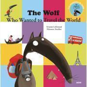 Buch für den Wolf, der auf Englisch um die Welt reisen wollte Auzou