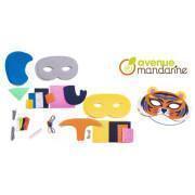 Kreativbox Nähmaske Tiere Savanne Avenue Mandarine