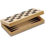 Schachspiele Damespiele und Backgammon aus Holz Cayro