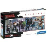 Puzzle mit 1000 Teilen Panorama Dungeon and Dragons Clementoni