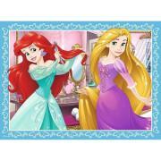 Puzzle aus 4 x 1-12-16-20-24 Teilen Disney Princess