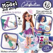 Kleiderkoffer für Puppen Educa My Model Doll Design Celebration