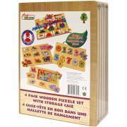 Lernspiele Fach 4 Holzpuzzle First Learning