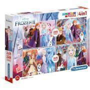 Puzzle aus 2 x 20 2 x 60 Teile Frozen