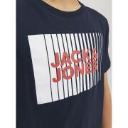 T-Shirt mit Rundhalsausschnitt Kind Jack & Jones Corp Logo Play