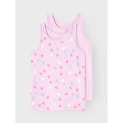 Baby-Top, Mädchen Name it Tank Hearts (x2)