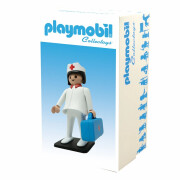Vintage-Figur der Krankenschwester Plastoy Playmobil