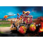 Baukastenspiele brennender Wagen burnham raiders Playmobil