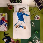Bettdecken- und Kopfkissenbezug Kind Snurk Soccer Champ