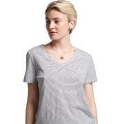 T-Shirt mit V-Ausschnitt und Brusttasche aus Bio-Baumwolle, Mädchen Superdry Studios