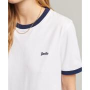 Kontrastreiches T-Shirt aus Bio-Baumwolle für Mädchen Superdry Vintage Logo