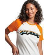 T-Shirt mit klassischen Raglanärmeln, Mädchen Superdry Vintage Cooper