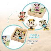 19-teiliges Holzpuzzle Woomax Minnie